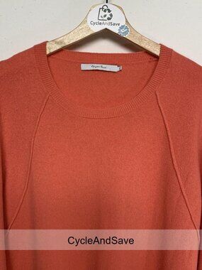 Harper Lane Luxe Orange Cashmere Sweater